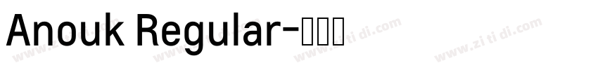 Anouk Regular字体转换